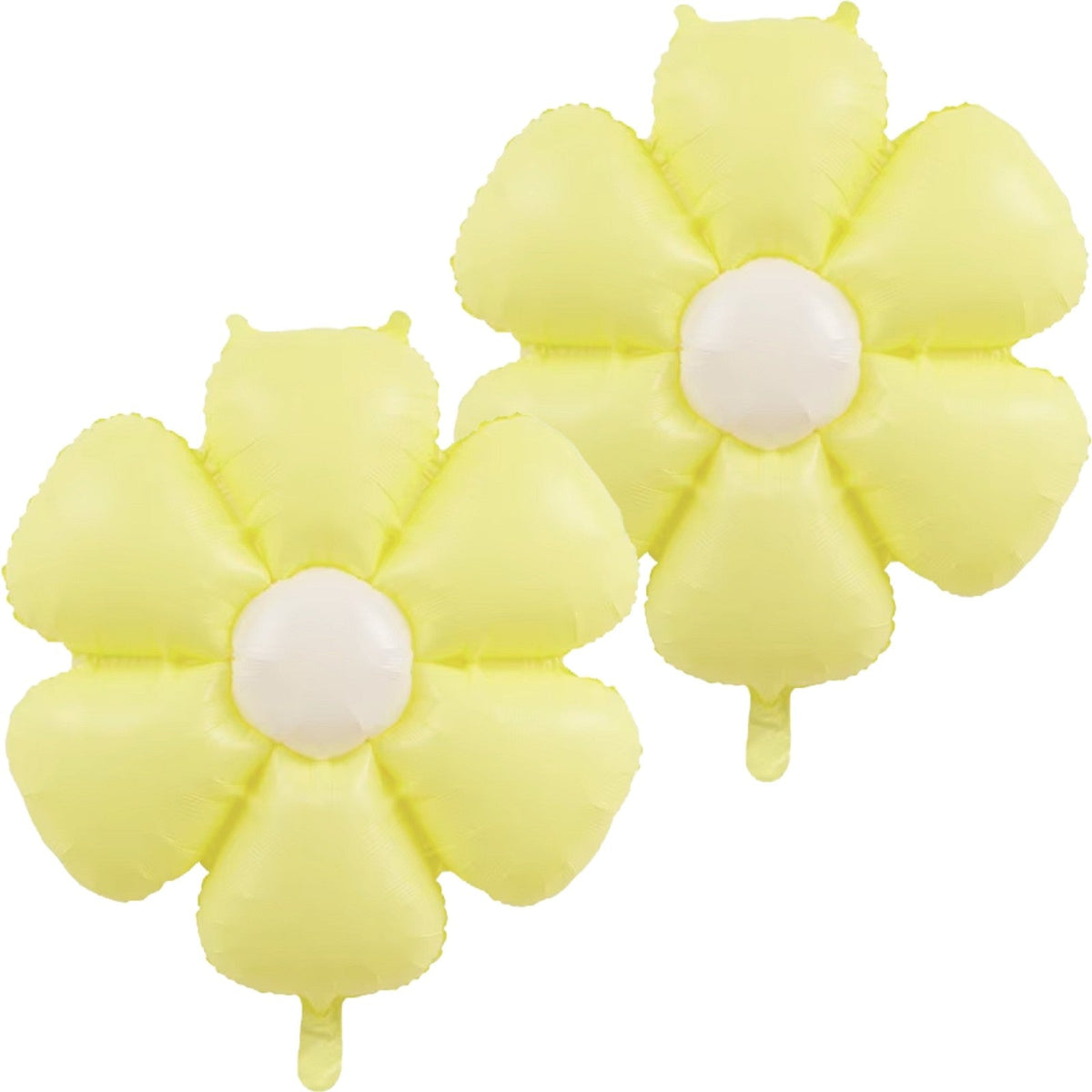 Air-Filled Yellow Daisy Balloons 2 Pack