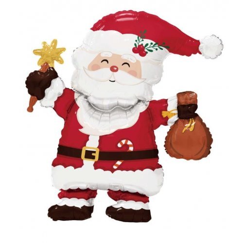 Airz Foil Balloon 76cm Santa