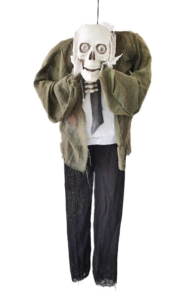 Animated Hanging Ghoul Halloween Decoration