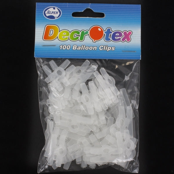Balloon H Clips Pk100