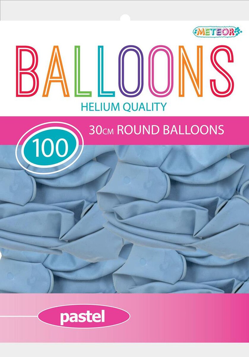 Balloons - Pastel Macaron Blue (Pk 25)