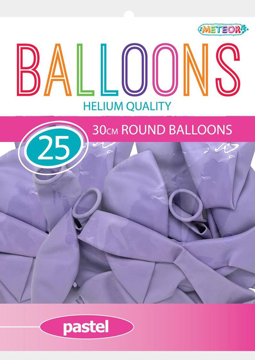 Balloons - Pastel Macaron Purple (Pk 25)