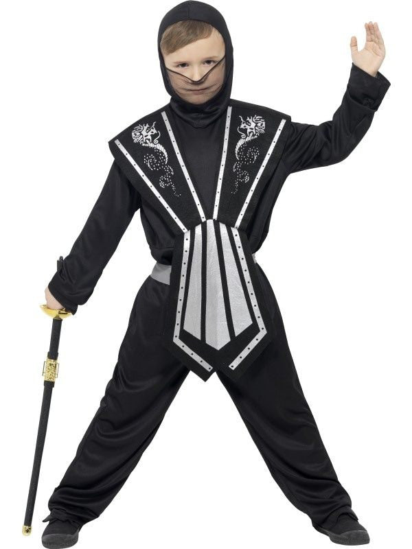 Black Ninja Costume - Child - L