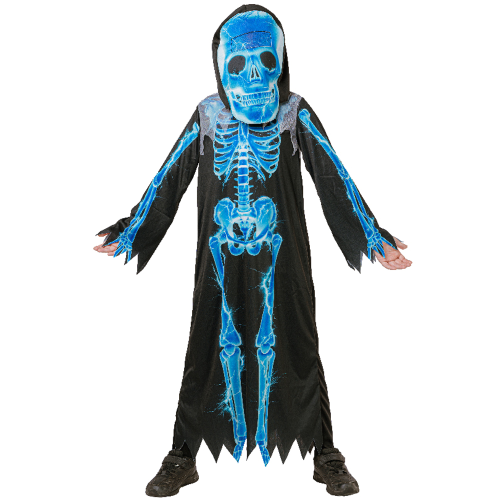 Blue Skeleton Costume - Child - STD