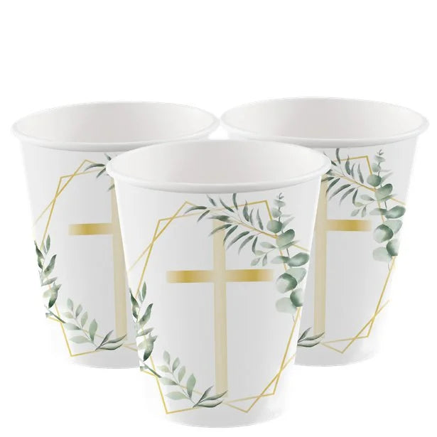 Botanical Celebration Paper Cups 237ml