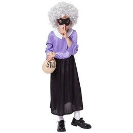 Burglar Granny Costume - Child - S