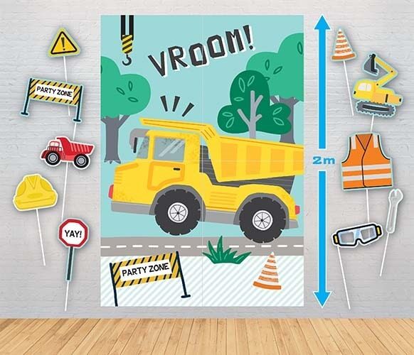 Construction Photo Prop Kit