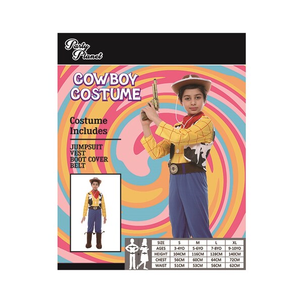 Cowboy Costume - Child - XL