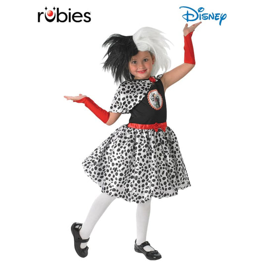 Cruella De Vil Costume - Child - 7-8