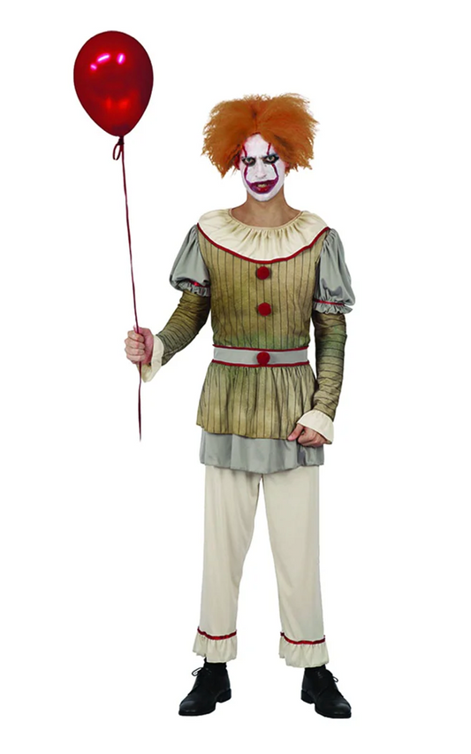 Evil Clown Mens - Adult - One Size