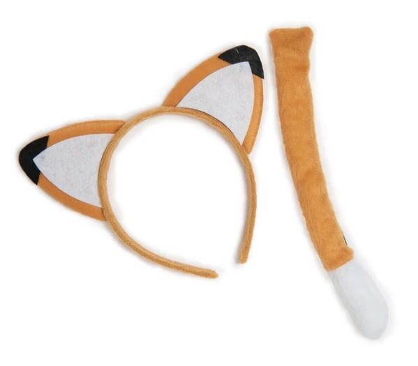 Fox Headband & Tail Costume Accessory Set