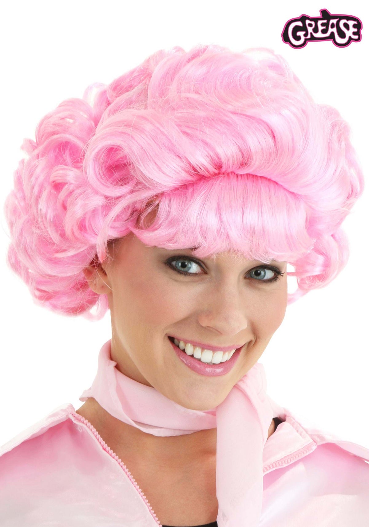 Grease Frenchy Pink Wig for Women