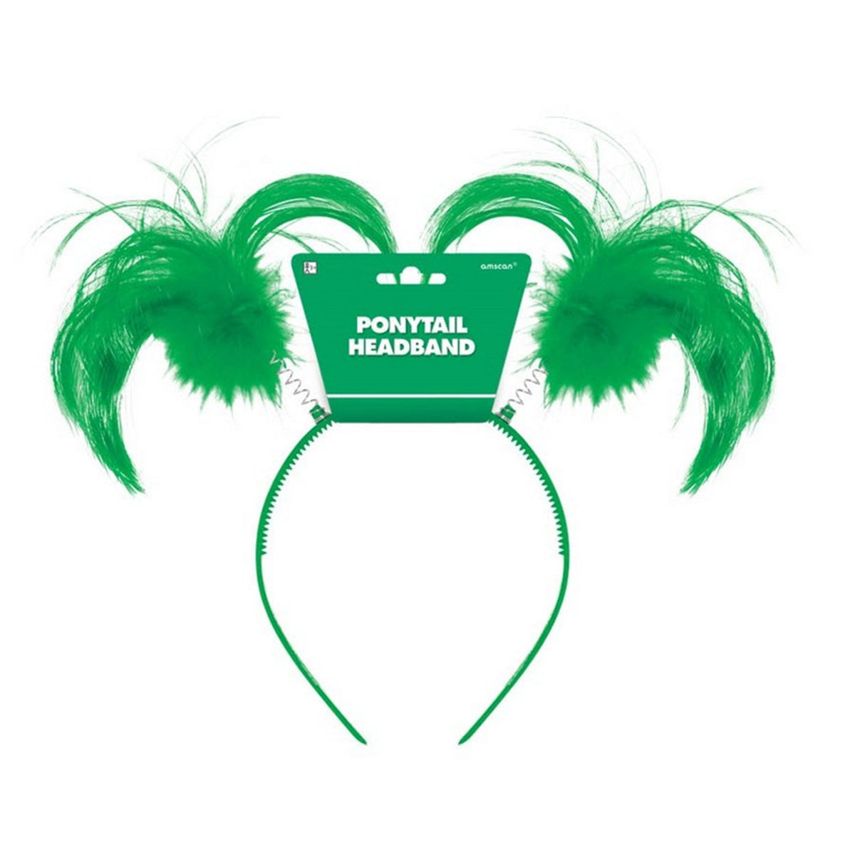 Green Headband Ponytails