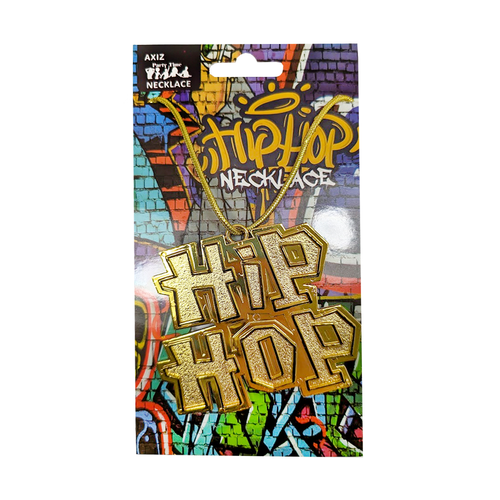 HIP HOP NECKLACE ON COLOUR CARD