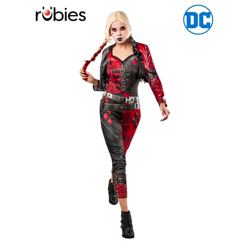 Harley Quinn Red and Black Costume - Adult - M