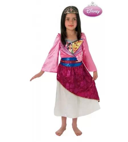 Mulan Deluxe Warrior Costume - Child - 7-8