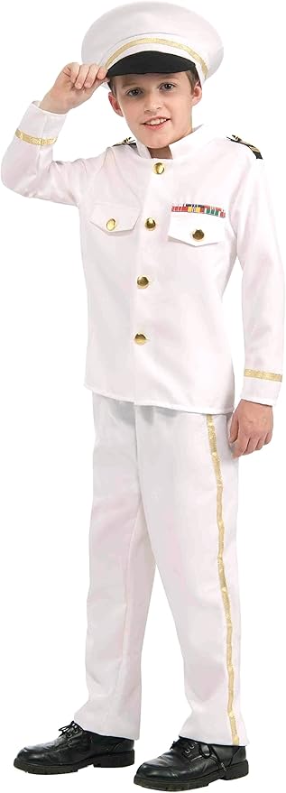 Naval Admiral Costume - Child - M