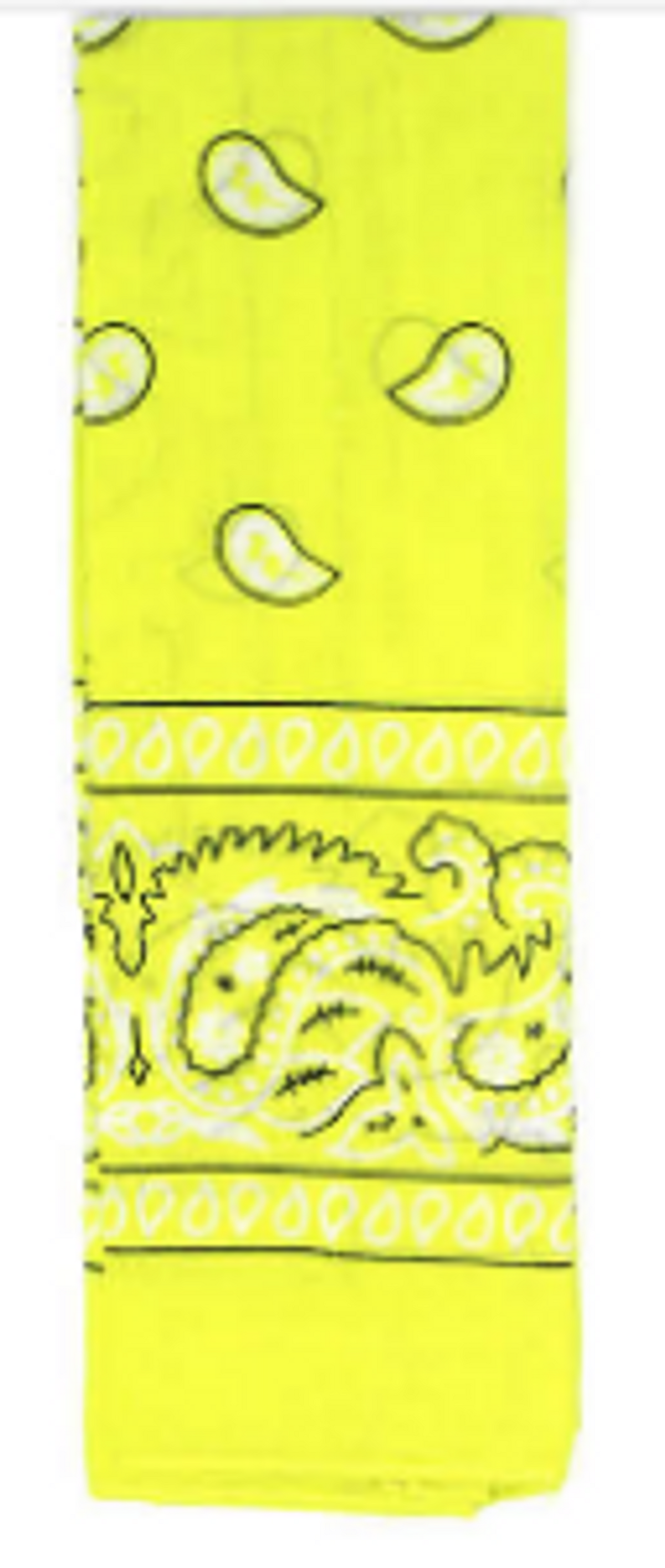 Paisley Bandana - Yellow