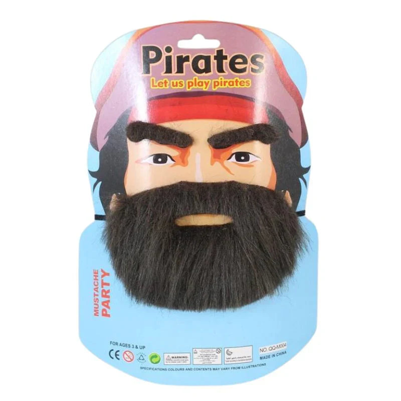 Pirate Beard and Eyebrows Set