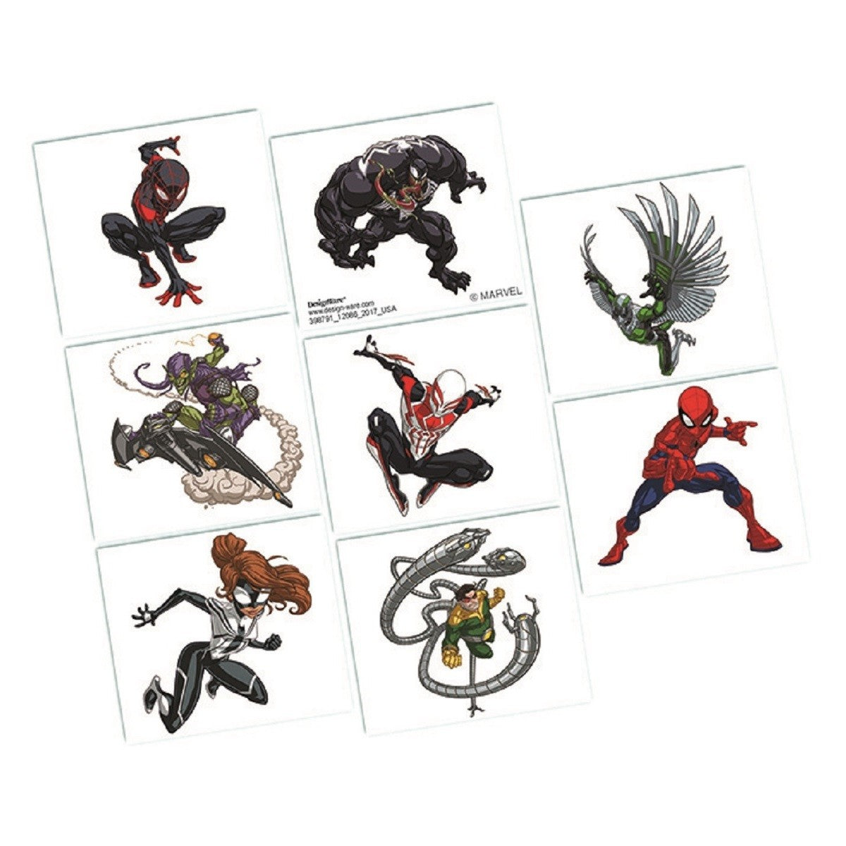 Spiderman Favour Tattoos