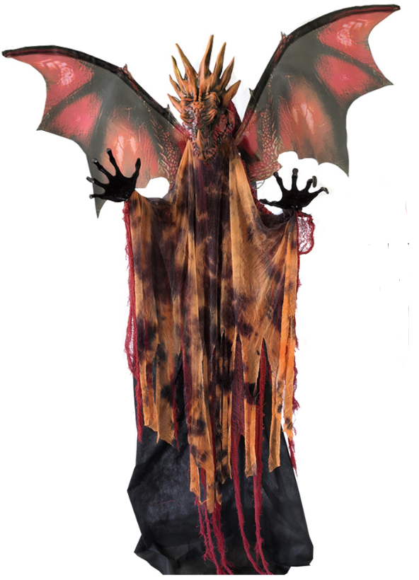 Standing Dragon Man Halloween Prop