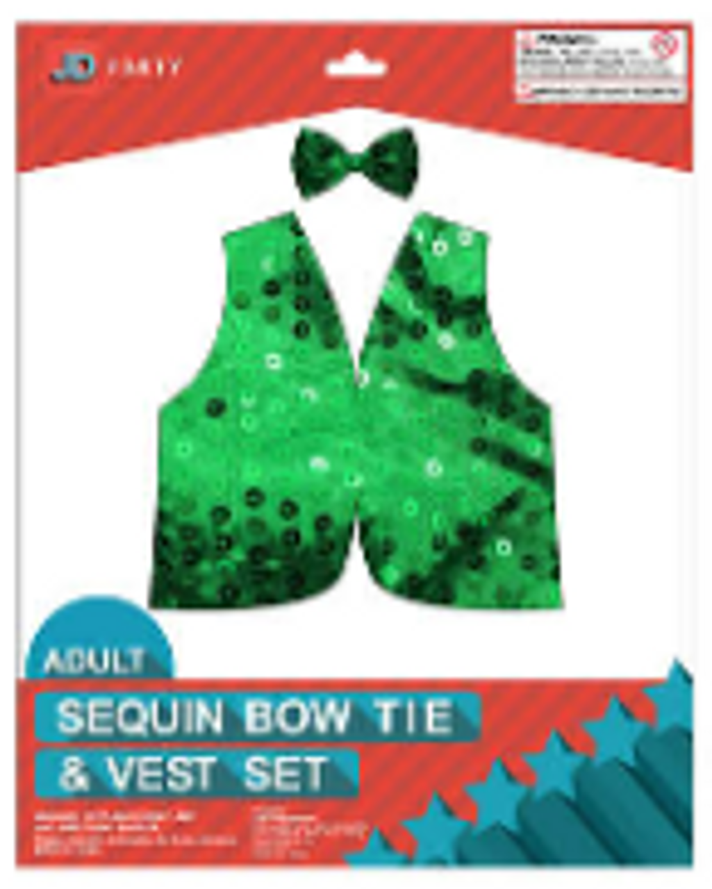 Vest and Bow Tie Set - Green