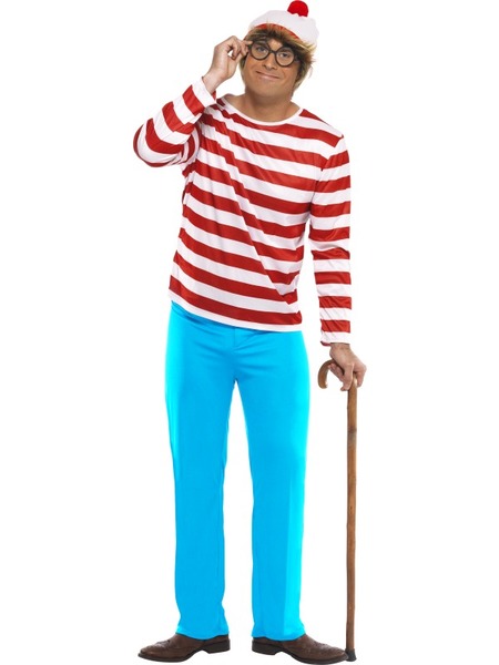 Where's Wally Costume Large - L
