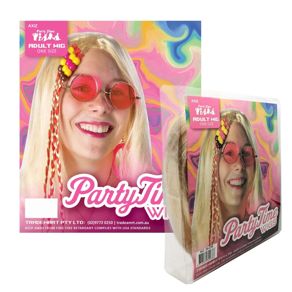 Wig - Ladies Hippie Blonde