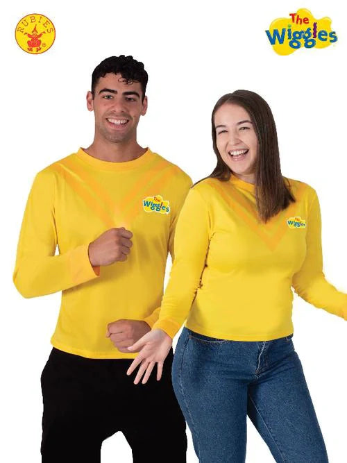 Yellow Wiggle Adult Costume Top