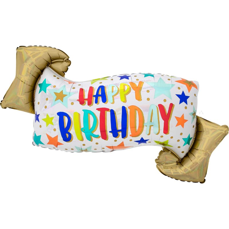 Supershape Happy Birthday foil