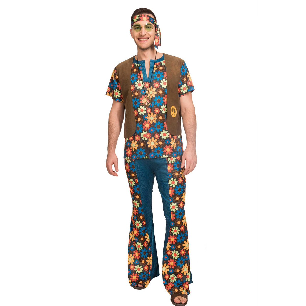 1960's Groovy Hippie Costume - Adult - STD