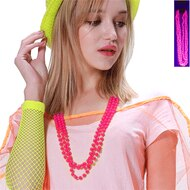 *3PK NEON NECKLACE-PINK