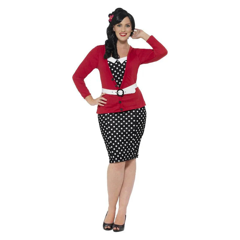 50s Pin Up Girl Costume - Adult - L