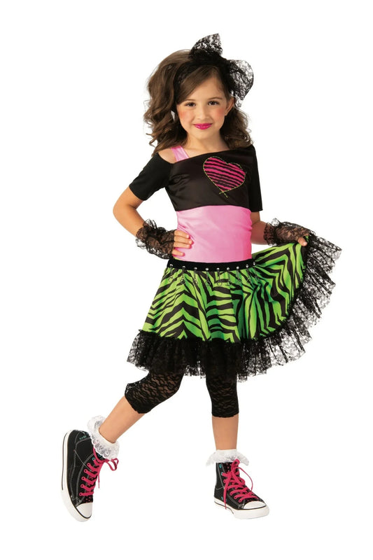 80s Material Girl Costume - Child - M