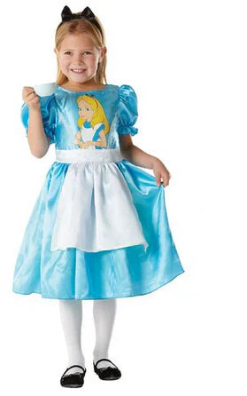 Alice In Wonderland Deluxe Costume - Child - 7-8
