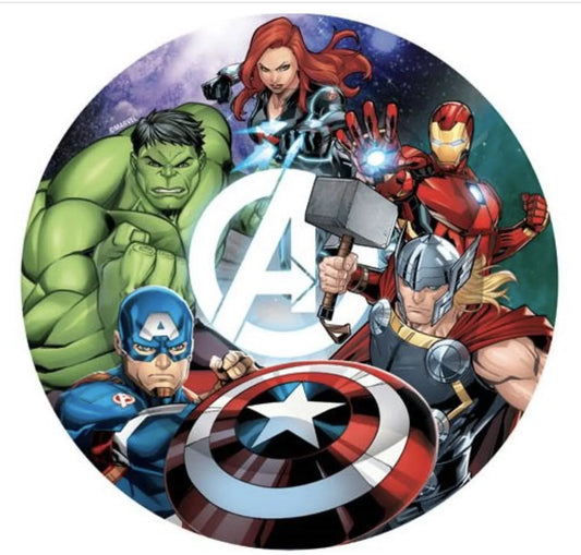 Avengers Party Plates (Pk 8)