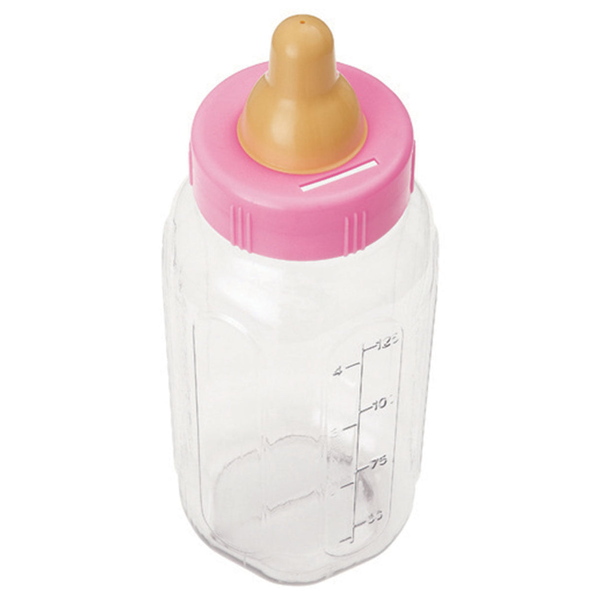 Baby Bottle Money Bank Pink