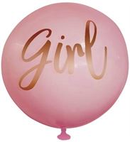 Baby Girl 90cm Latex Balloon