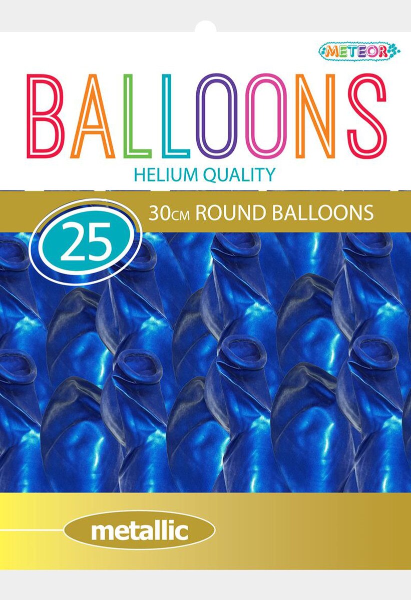Balloons - Metallic Blue (Pk 25)