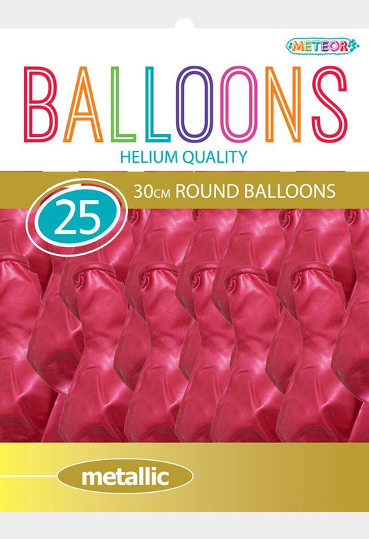 Balloons - Metallic Pink (Pk 25)