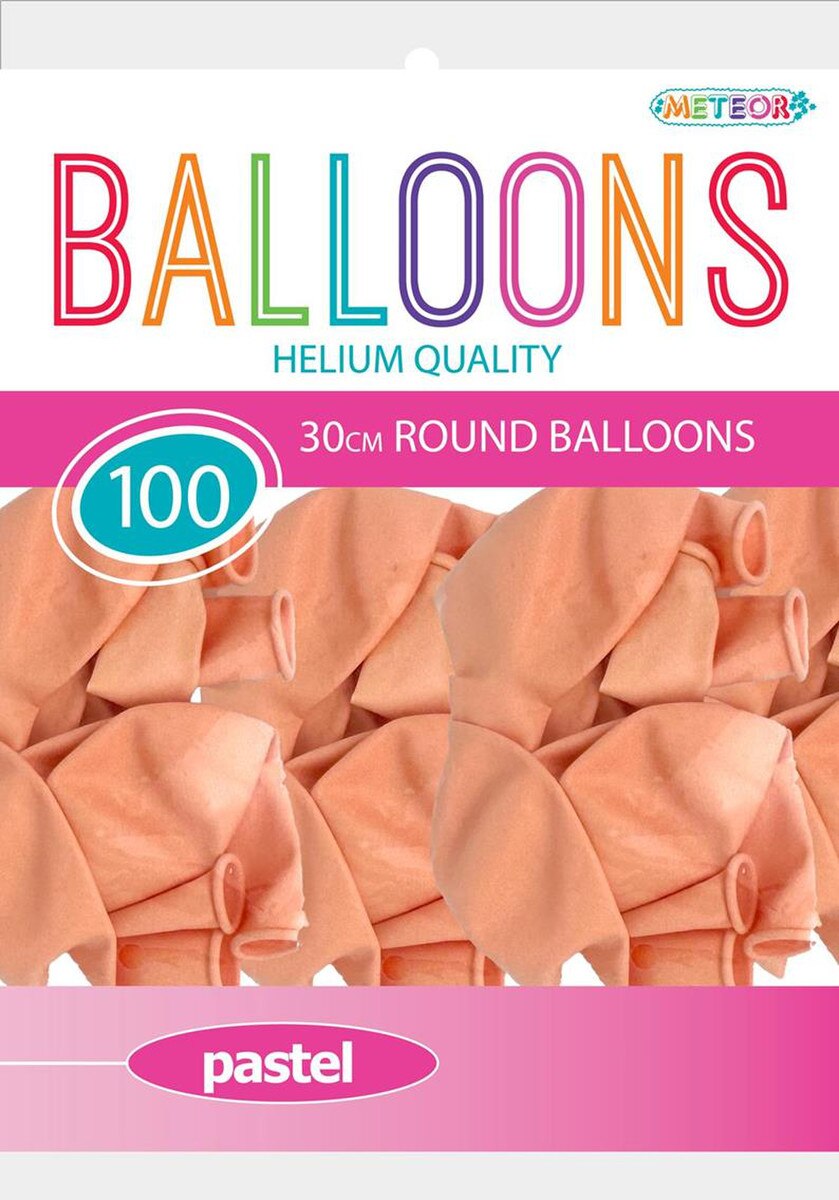 Balloons - Pastel Macaron Orange (Pk 25)