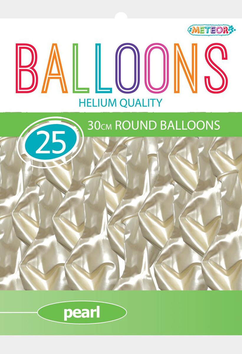 Balloons - Pearl White (Pk 25)