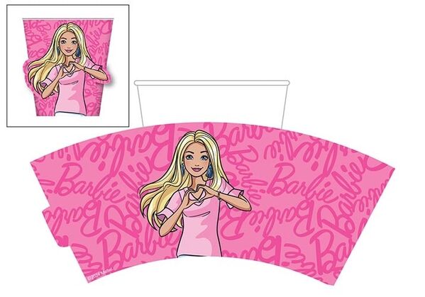 Barbie Cup Sleeves (Pk 8)