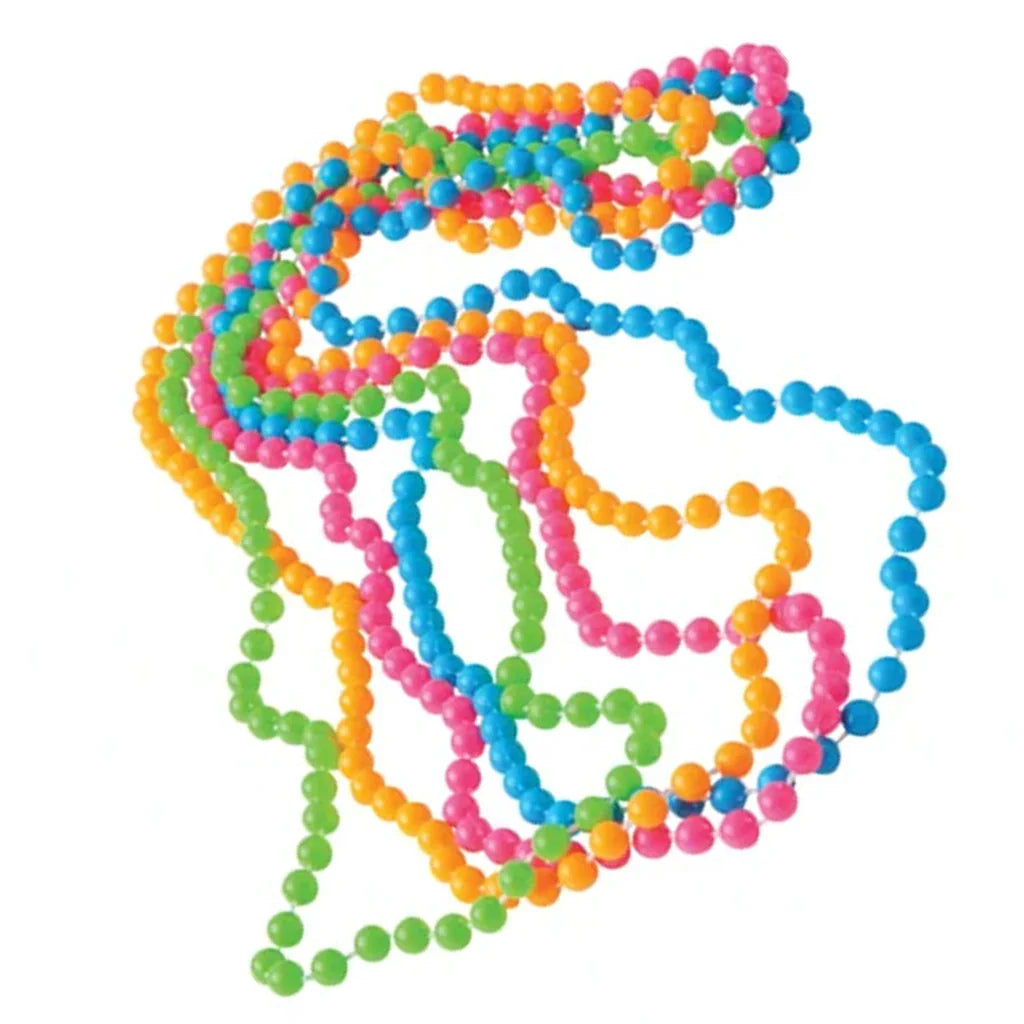 Bead Necklaces - 80s Neon 