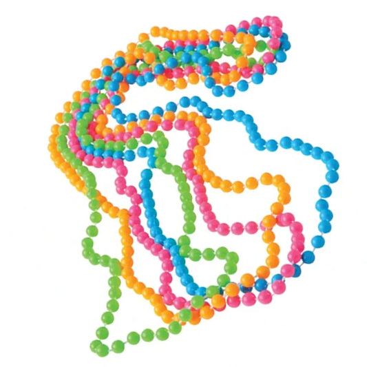 Bead Necklaces - 80s Neon 