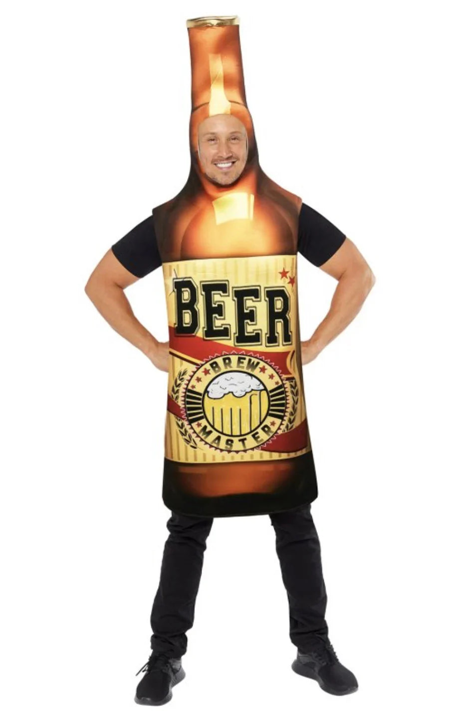 Beer Bottle Man Costume - Adult - STD