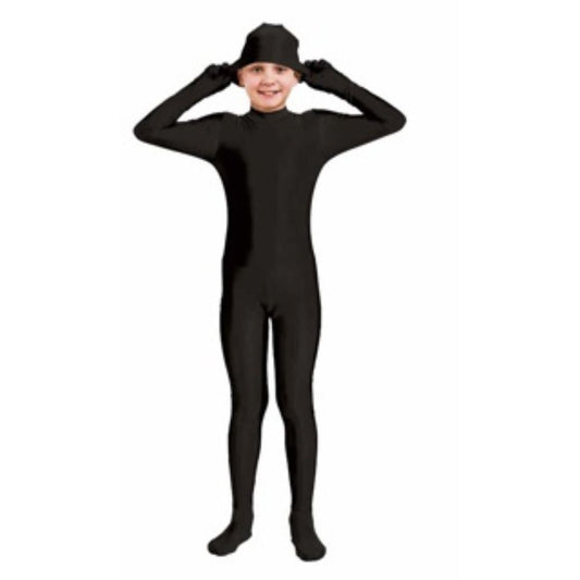 Black Invisible Skin Suit Costume - Child - M