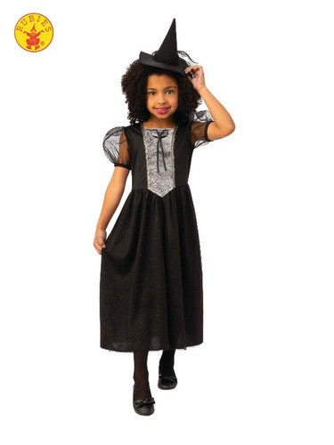 Black Regal Witch Costume - Child - 5-7