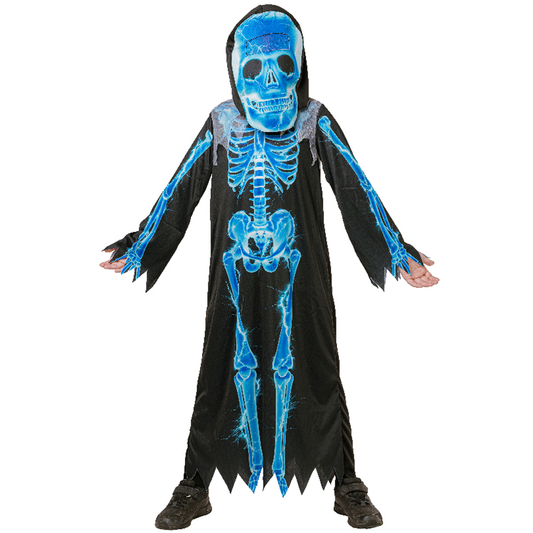 Blue Skeleton Costume - Child - STD