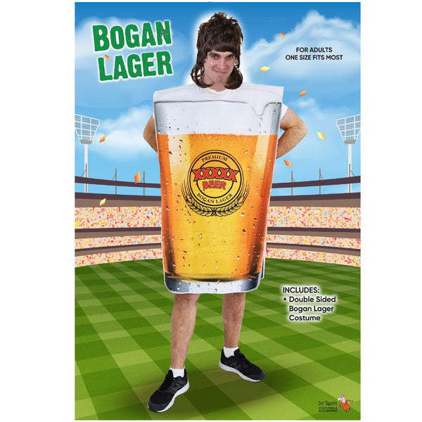 Bogan Lager Beer Can Costume - Adult - STD
